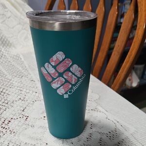 Columbia Teal and Silver Tumbler.
